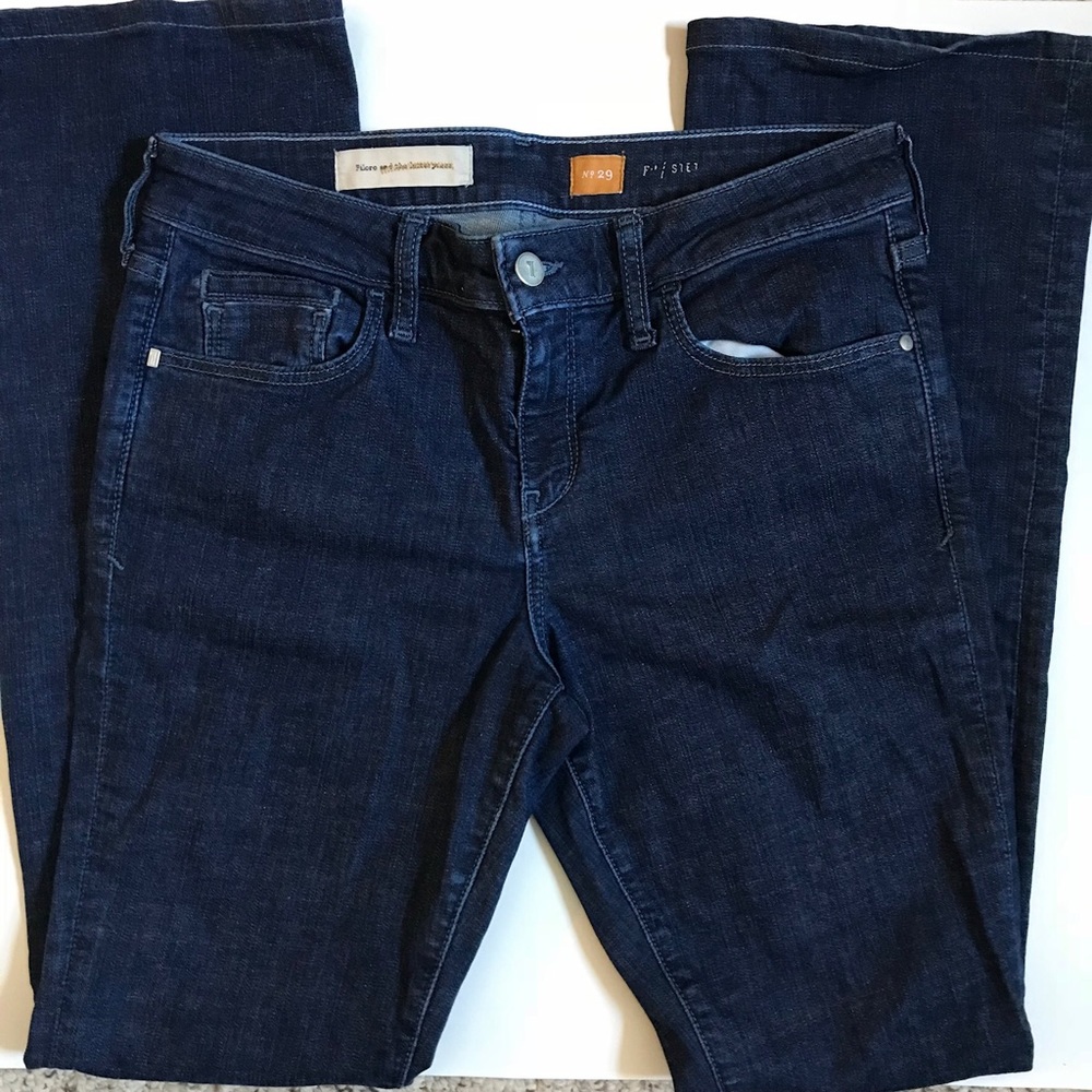 Anthro Pilcro 29x32 Fit Stet dark wash jeans
